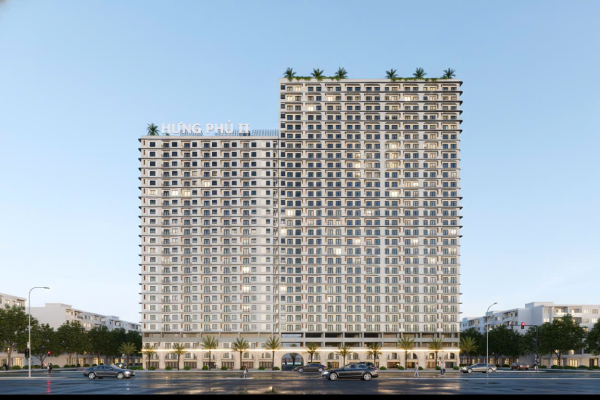 Những hình ảnh phối cảnh đầu tiên của dự án Nhà ở xã hội Hưng Phú II