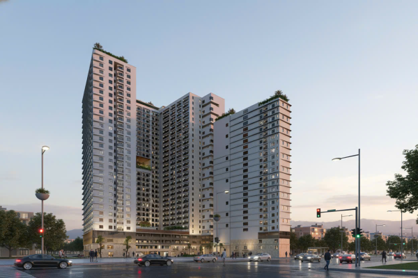 Những hình ảnh phối cảnh đầu tiên của dự án Nhà ở xã hội Hưng Phú II