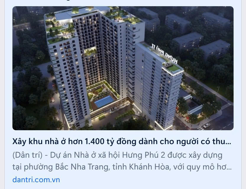 Hàng chục tờ báo uy tín của Việt Nam thông tin về Dự án Nhà ở xã hội Hưng Phú 2